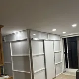 Room divider installed by 1W2R, photo posted by Joshua Meisels with their Google review